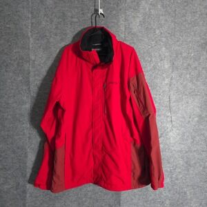 Marmot MemBrain Jacket Mens XXL Red Full Zip Snowboard Waterproof Winter Outdoor